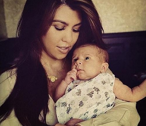 Instagram photo of Kourtney Kardashian and daughter Penelope