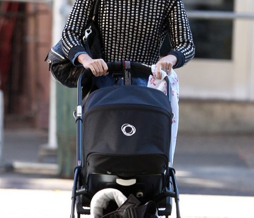 Lily Aldridge Takes A Stroll With Dixie