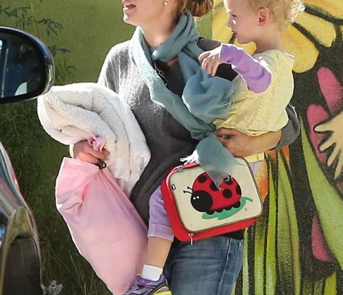 Semi-Exclusive… Rebecca Gayheart Picks Billie Up From Daycare