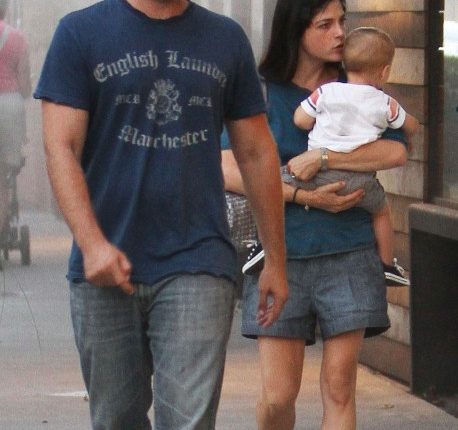 Selma Blair out and about with her baby boy Arthur in Los Angeles, CA on September 29th, 2012.