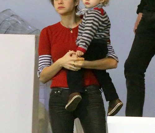 Marion Cotillard Takes Her Son Marcel To The Gucci Paris Masters