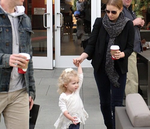 Amy Adams And Family Leaving Nate N’ Al’s