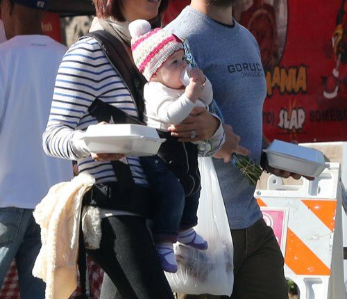 Jack Osbourne and Family Stop At Farmers Market
