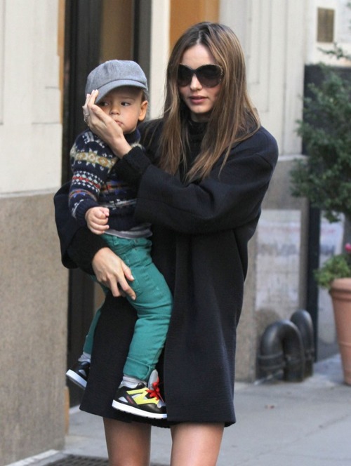 Miranda Kerr & Flynn Step Out In New York | Celeb Baby Laundry