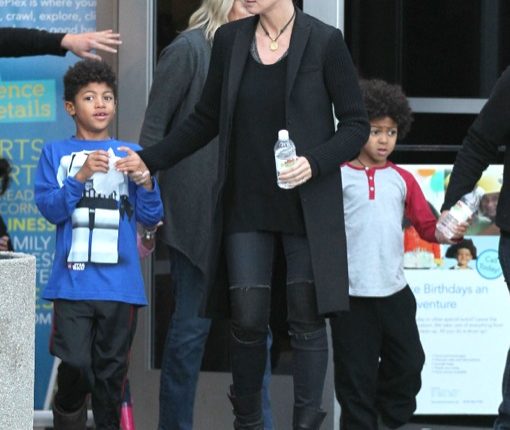 Heidi Klum And Kids Have A Busy Day In Los Angeles