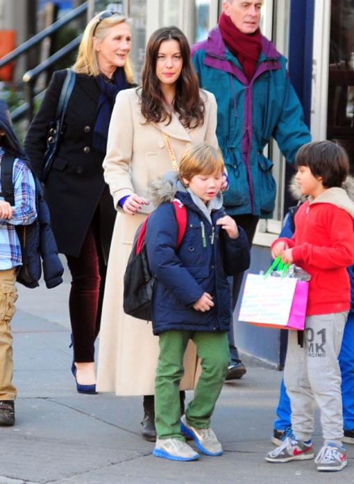 Liv Tyler Walks Her Son Home From School | Celeb Baby Laundry