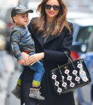 Miranda Kerr Takes Flynn For A Walk In New York City | Celeb Baby Laundry