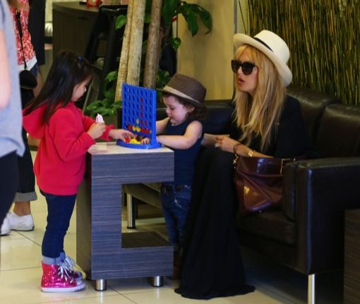 Rachel Zoe Spends The Day Out And About With Her Family