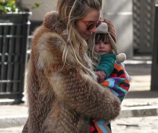 Sienna Miller Out With Her Daughter In NYC