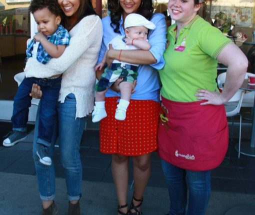 Tia & Tamera Mowry Film Their Reality Show At Menchies