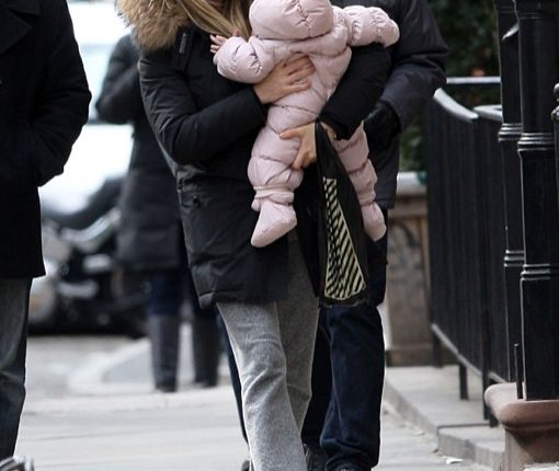 Sienna Miller And Family Out And About In New York