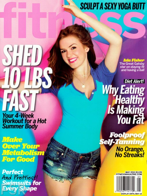 Isla Fisher Covers Fitness Magazine