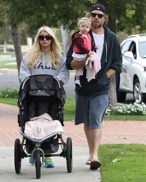 Semi-Exclusive… Jessica Simpson & Family Out For A Stroll On Easter ...