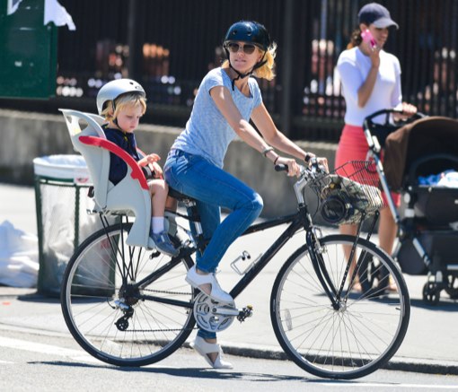 Naomi Watts Takes Samuel For A Ride In NYC | Celeb Baby Laundry