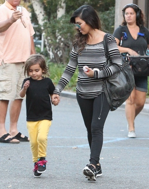 Exclusive… Kourtney Kardashian & Son Mason Running Errands In Thousand ...