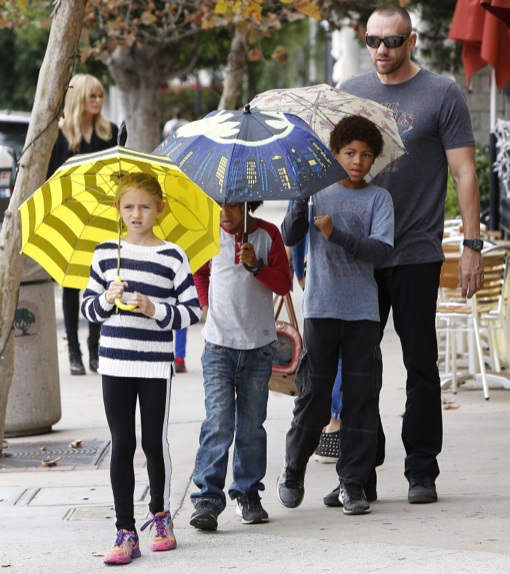 Heidi Klum & Martin Kristen Watching Her Kids Play Flag Football ...