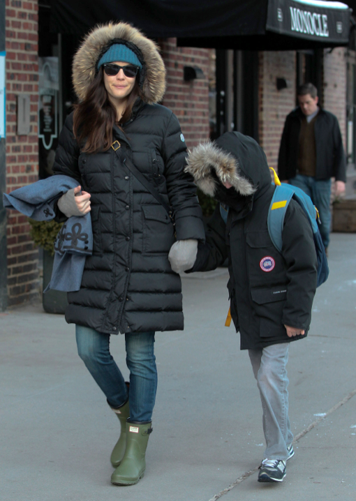 Liv Tyler Walks Milo To School | Celeb Baby Laundry