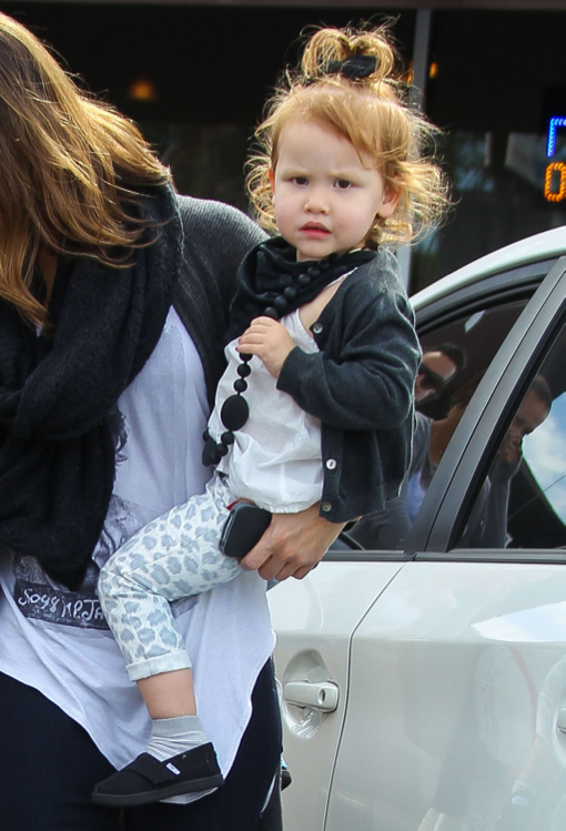 Jessica Alba & Family Out Shopping At Target | Celeb Baby Laundry