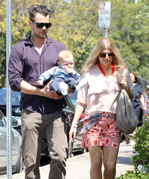 Josh Duhamel & Fergie Head To Church For Easter Sunday | Celeb Baby Laundry