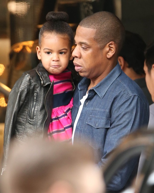 Jay-Z & Beyonce Take Blue Ivy Shopping In Beverly Hills | Celeb Baby ...