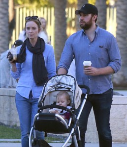 Emily Blunt & John Krasinski Enjoy a Family Day | Celeb Baby Laundry