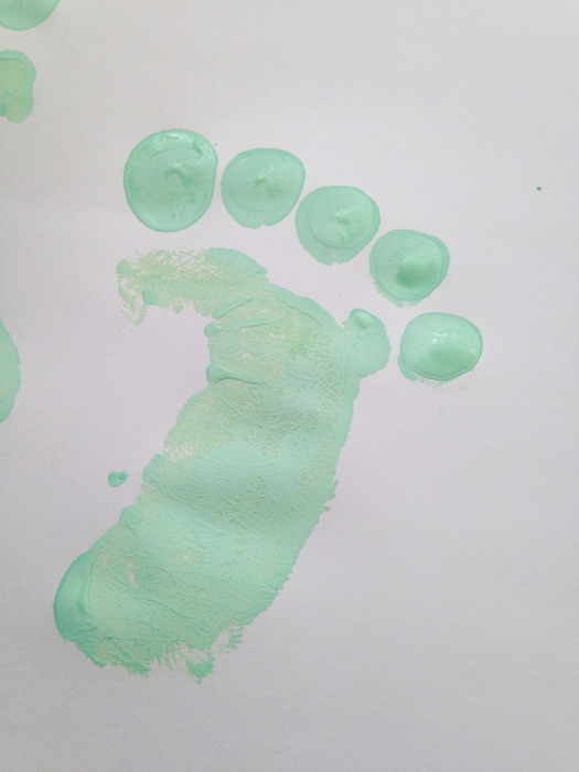 Leprechaun Foot Prints Craft For St. Patrick's Day Celeb Baby Laundry