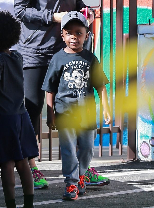 Sandra Bullock Out And About With Her Son