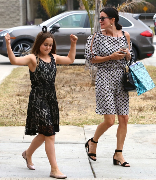 Exclusive… Courteney Cox & David Arquette Attend Coco’s Graduation