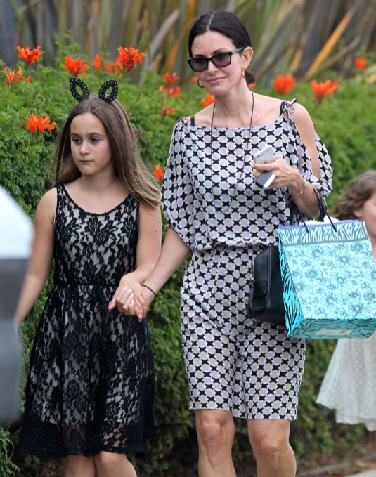 Exclusive… Courteney Cox & David Arquette Attend Coco’s Graduation