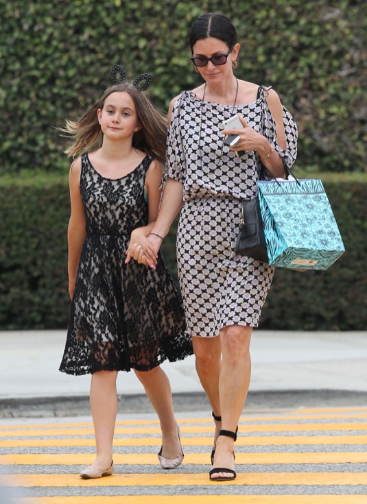 Exclusive… Courteney Cox & David Arquette Attend Coco’s Graduation