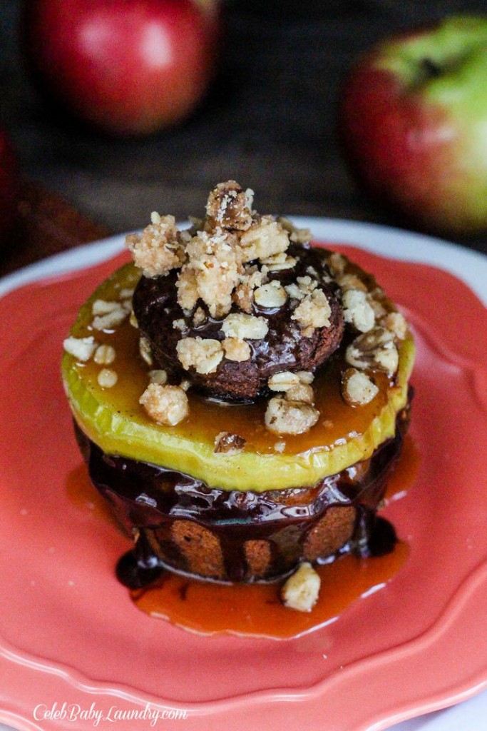 Pumpkin Spiced Muffin with Baked Apple Brownie - Easy and Delicious