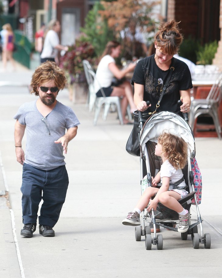 Peter Dinklage & Family Go For A Stroll In New York | Celeb Baby Laundry