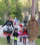 Alyson Hannigan & Family Out Trick-Or-Treating | Celeb Baby Laundry