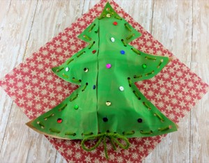 Stuffed Christmas Tree Craft For Children | Celeb Baby Laundry