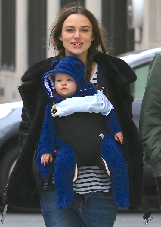 Keira Knightley & Family Step Out In New York | Celeb Baby Laundry