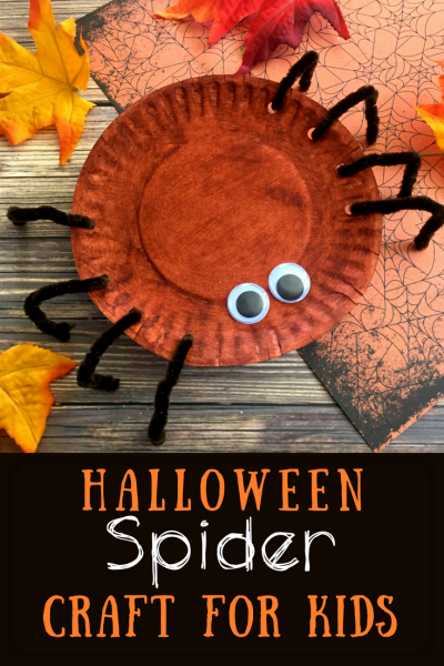 Simple Halloween Spider Plate Craft For Kids | Celeb Baby Laundry