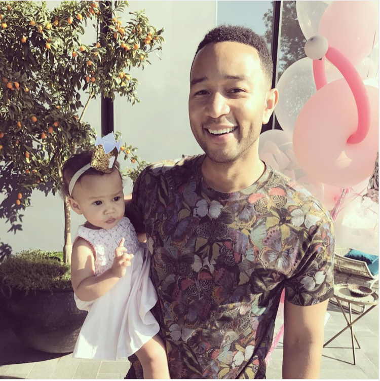 John Legend & Chrissy Teigen's Daughter Turns One | Celeb Baby Laundry