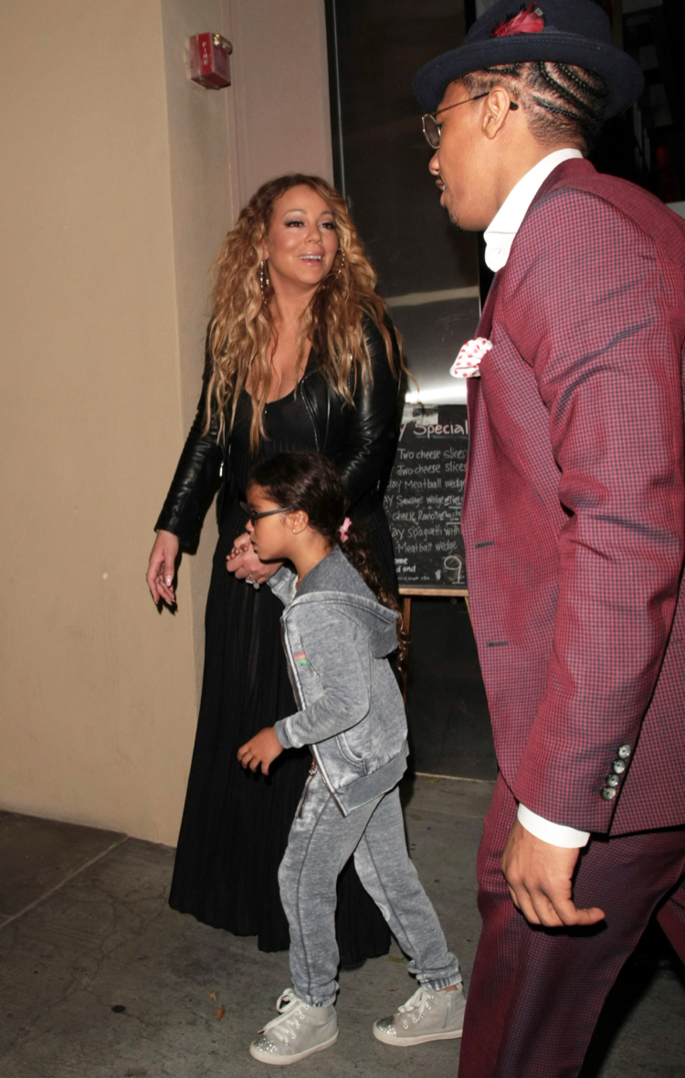 Nick Cannon & Mariah Carey Enjoy Dinner With Their Kids | Celeb Baby ...