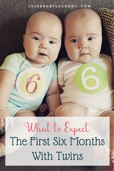 What To Expect The First Six Months With Twins | Celeb Baby Laundry