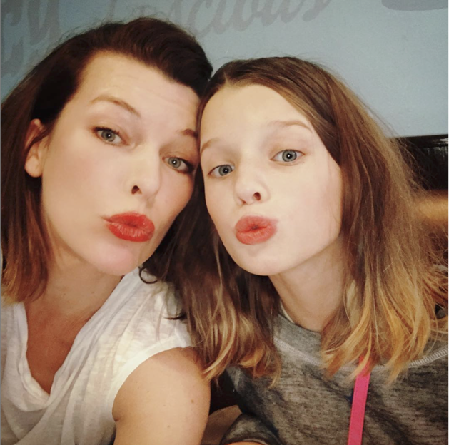 Milla Jovovich And Kids