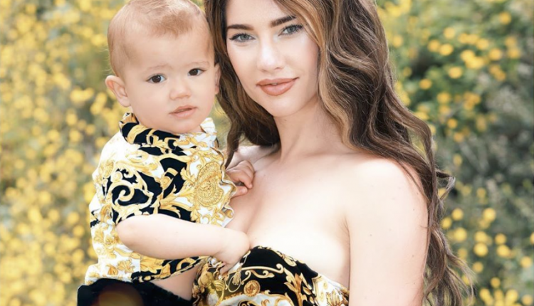 The Bold and the Beautiful Star Jacqueline MacInnes Wood Shares A Tender Moment Between Her Son And Pup