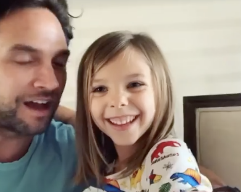 Days Of Our Lives Star Brandon Barash Talks Books With Daughter Harper ...