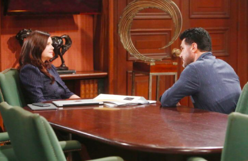 The Bold and The Beautiful: Katie Logan (Heather Tom) and Bill Spencer (Don Diamont)