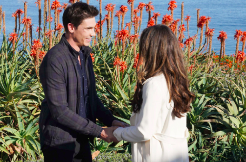 The Bold and the Beautiful: Steffy Forrester ( Jacqueline MacInnes Wood ) and John “Finn” Finnegan (Tanner Novlan)