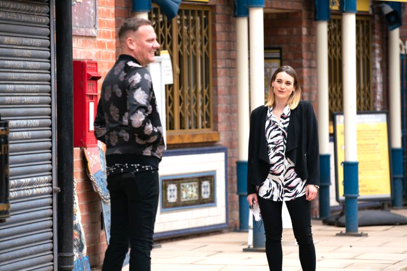 Coronation Street: Sean Tully (Antony Cotton) and Carol Hill (Emma Hartley-Miller)