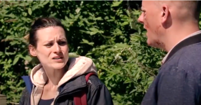 Coronation Street: Sean Tully (Antony Cotton) and Carol Hill (Emma Hartley-Miller)