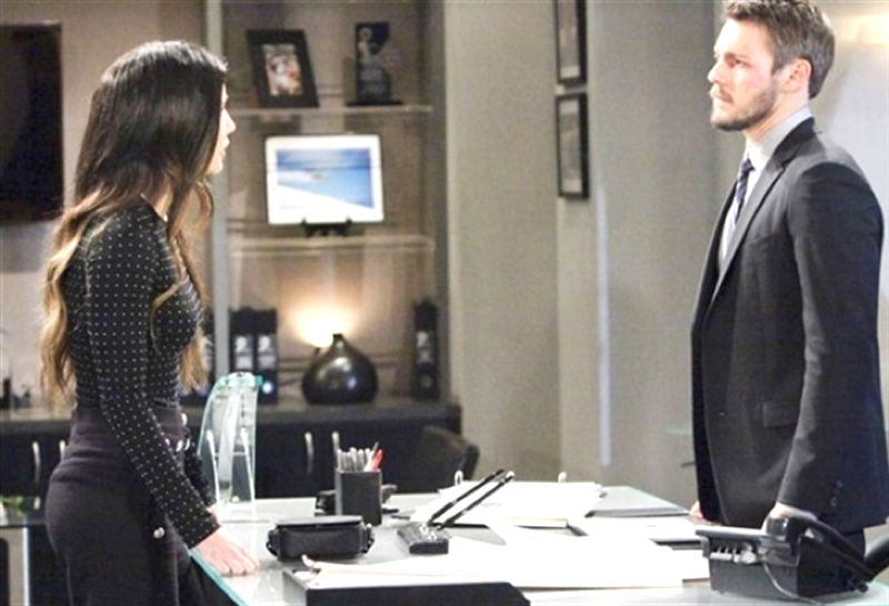The Bold And The Beautiful: Steffy Forrester (Jacqueline MacInnes Wood) and Liam Spencer (Scott Clifton)