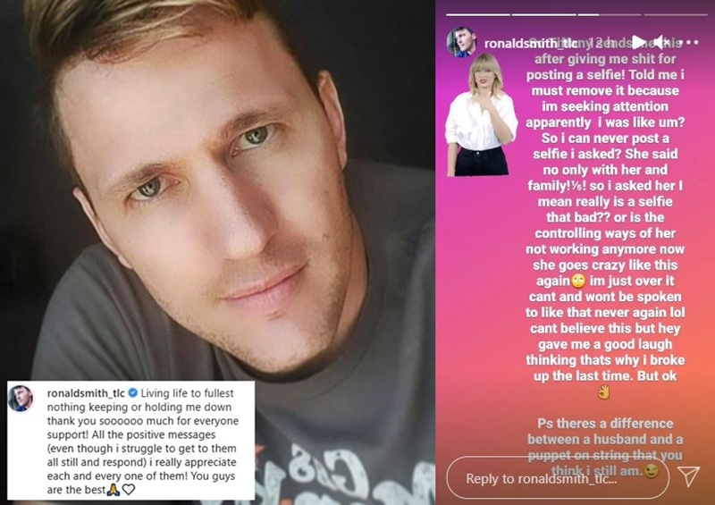 90 Day Fiance Ronald Smith Claims Tiffany Wont Let Him Post Selfies