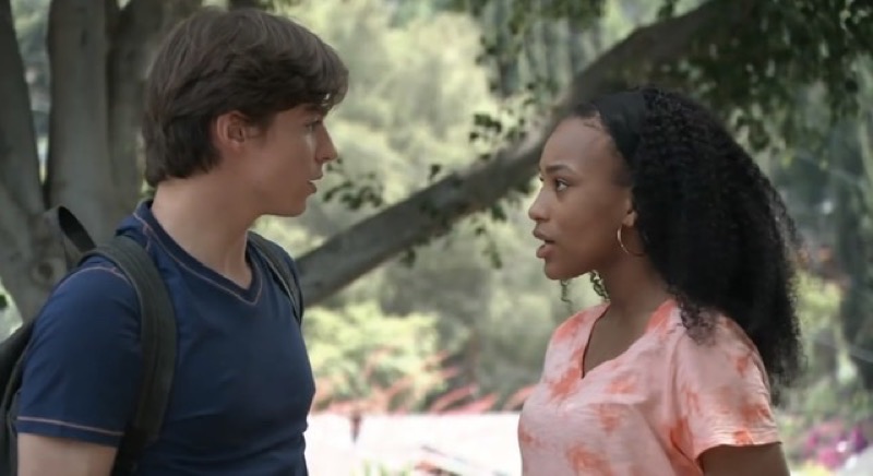 General Hospital: Trina Robinson (Sydney Mikayla) and Spencer Cassadine (Nicholas Chavez)