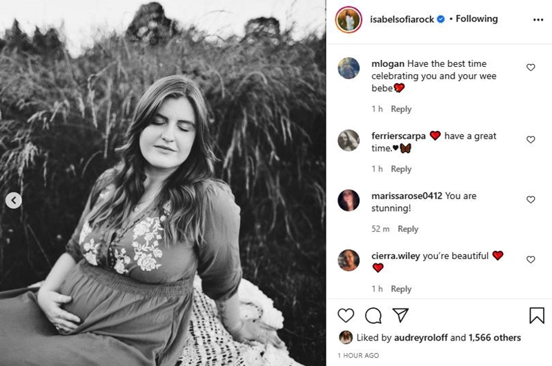 Isabel Roloff Gets All The Feels For Her Baby Shower